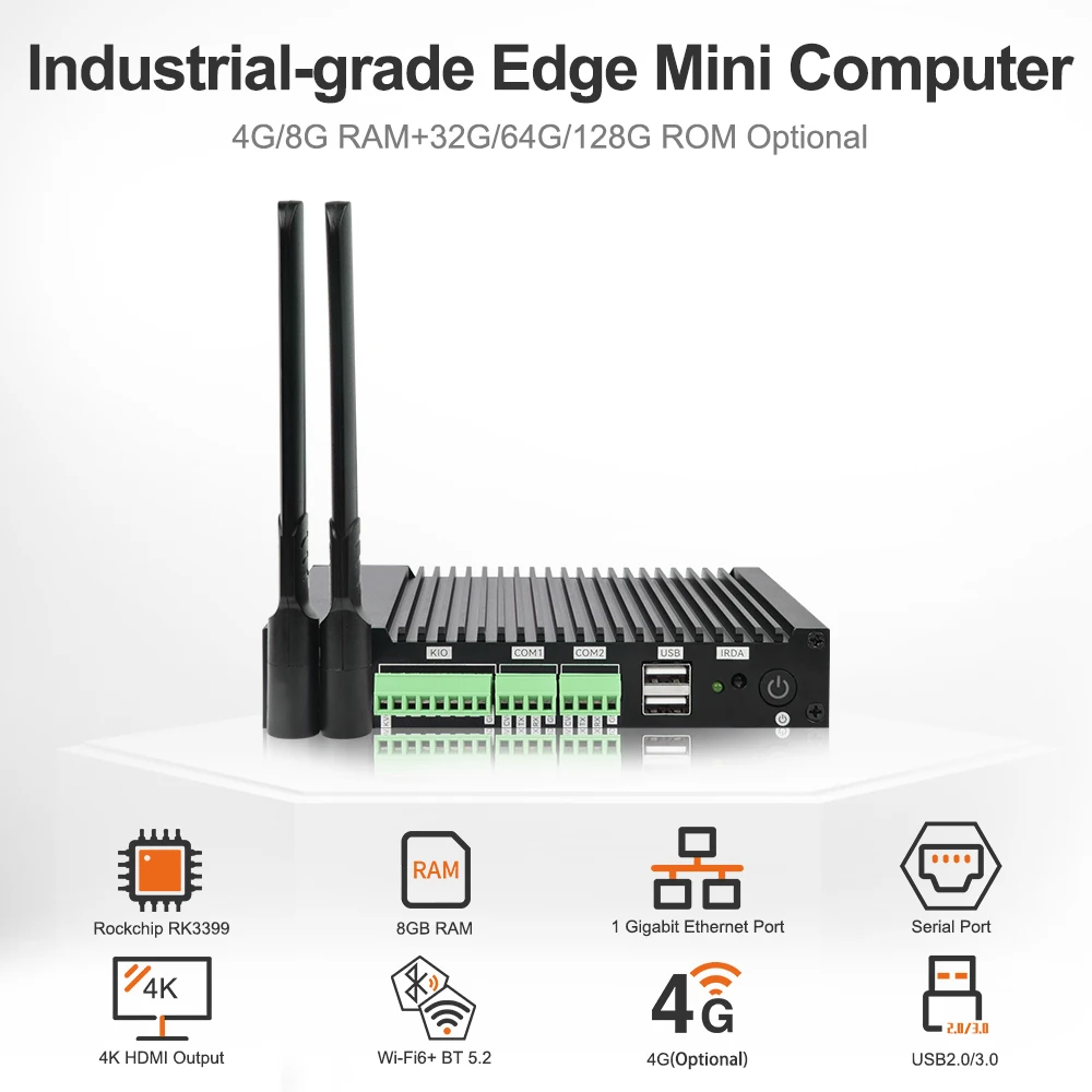 IC-K3399 Процессор Liontron Rockchip RK3399 встроенная разработка промышленного мини-ПК Linux Android