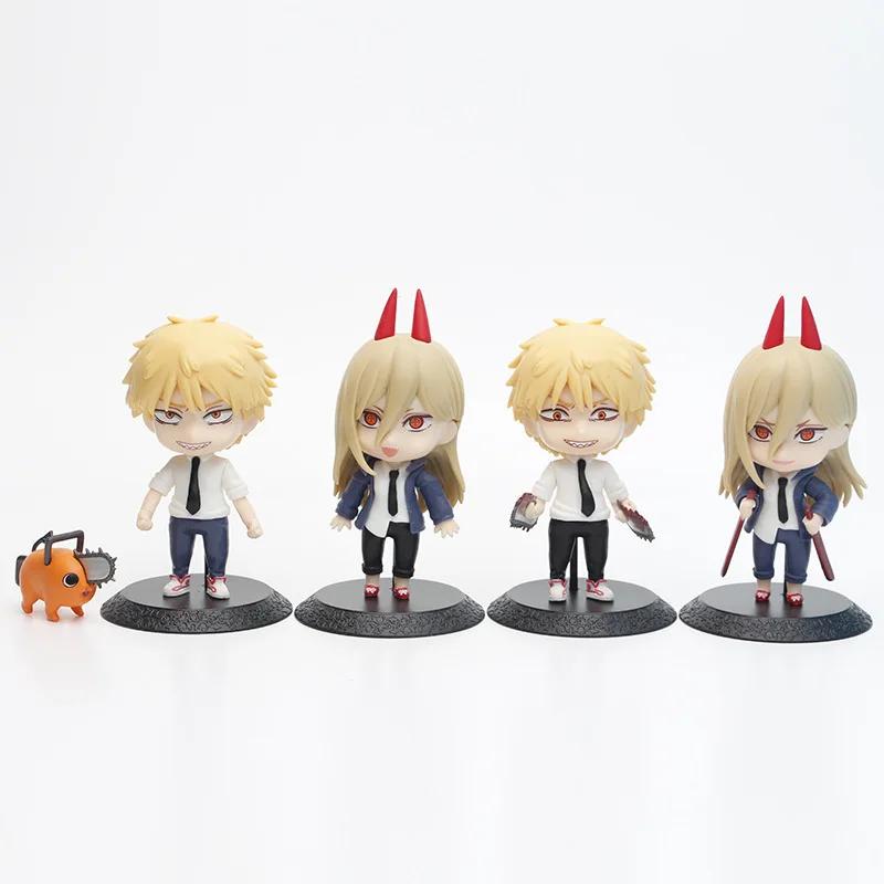 

10cm Chainsaw Man Anime Figure #1560 Denji #1580 Power Action Figure Chainsaw Man Denj/Power Figurine Random 1pcs