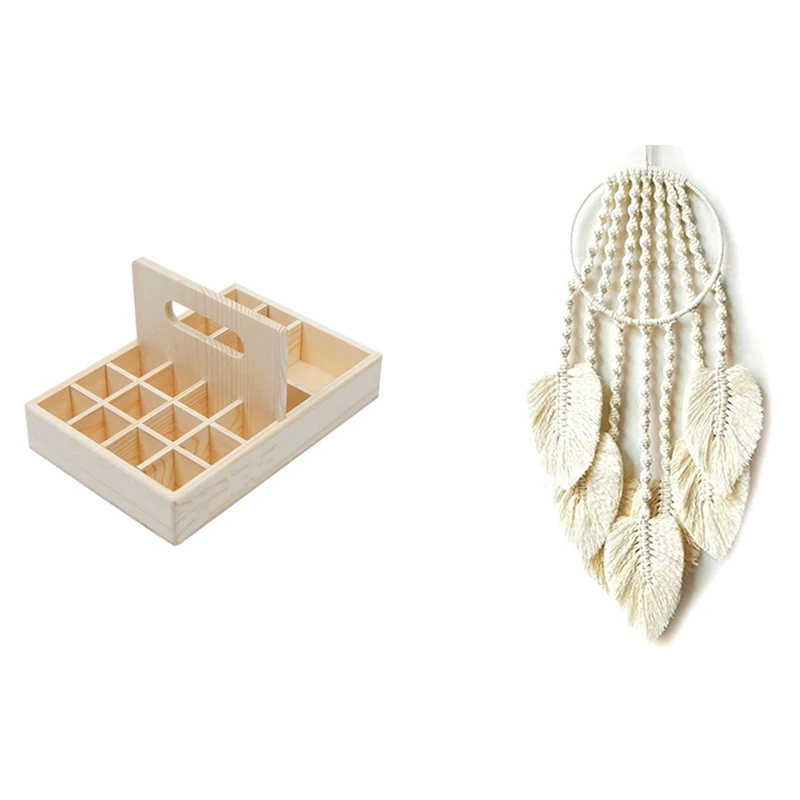 

Деревянный ящик для хранения эфирных масел, 15 мл, 20 + 1, Ловец снов