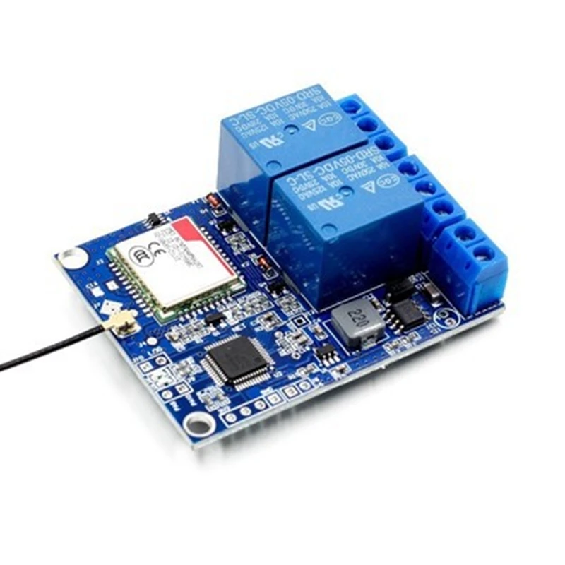 2-канальный релейный модуль Sim800c Stm32f103c8t6 для тепличного кислородного насоса