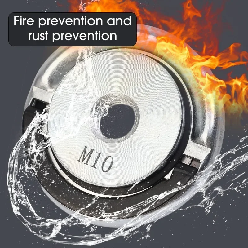 M14 M12 Угловая шлифовальная машина с резьбой Самоблокирующаяся пластина Нажимная