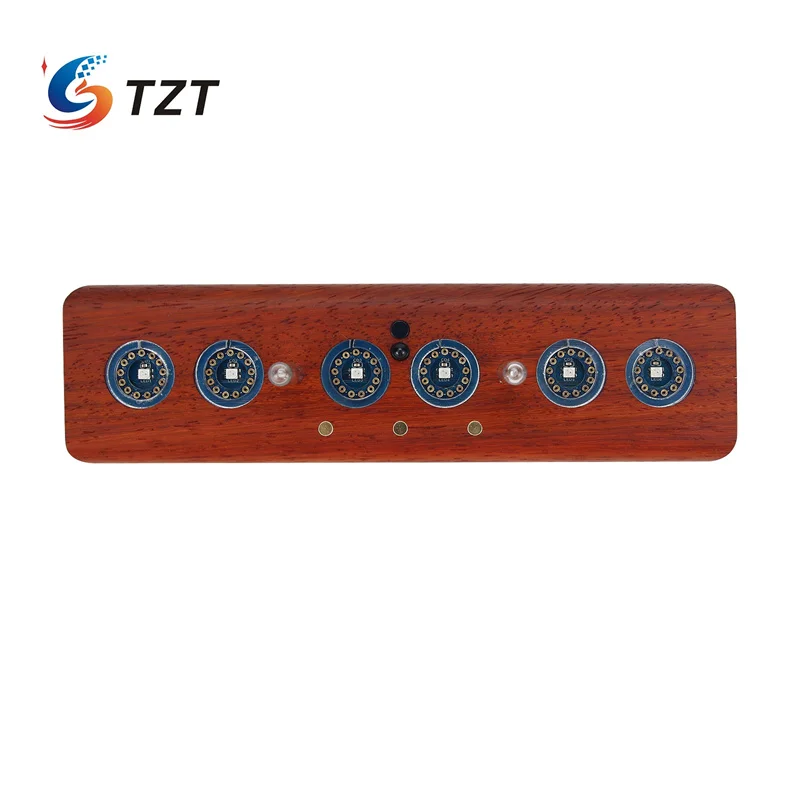 Часы TZT советский стиль светящаяся трубка часы с Bluetooth Nixie электронный будильник