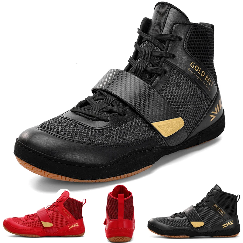 Ботинки мужские и женские износостойкие дышащие боксерские туфли удобная обувь