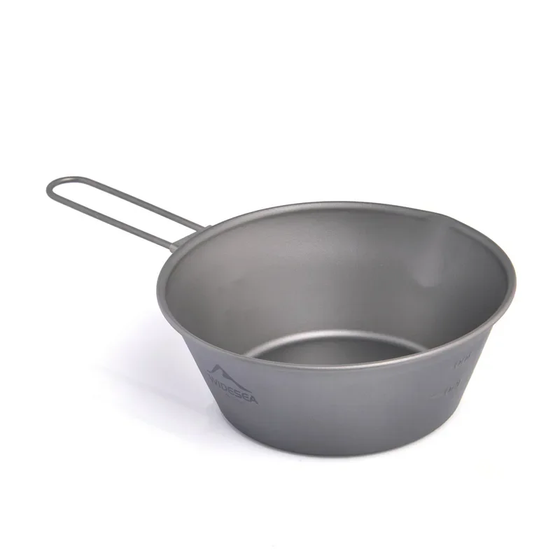 Уличная посуда из чистого титана легкая походная чаша Shiraz портативная складная