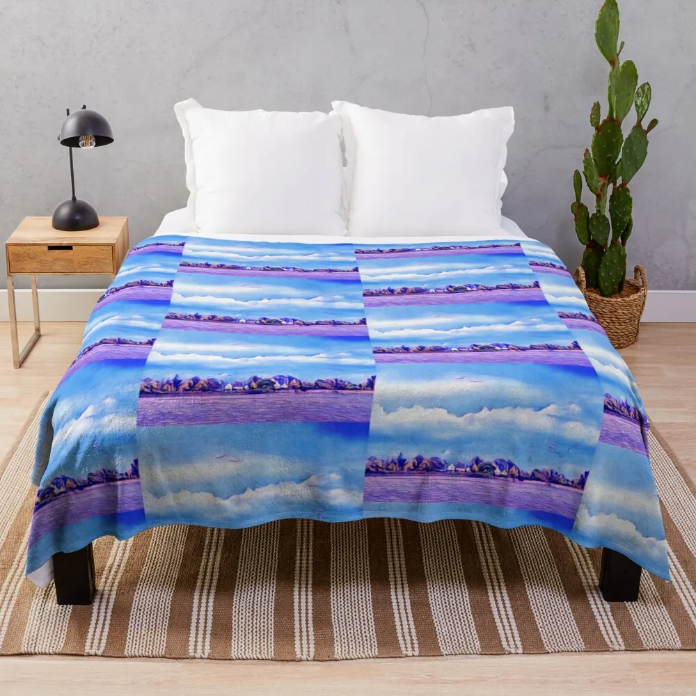 # 07 Swords Estuary — Ирландия 2024 пледы роскошные фланелевые одеяла на Хэллоуин