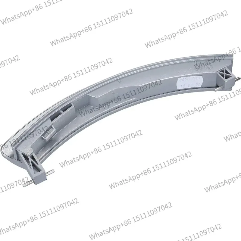 Фото Ручка дверцы, подходящая для стиральных машин Bosch Siemens Neff Balay Constructa 75178900751789, серебристо-белая, усиленная конструкция. №1