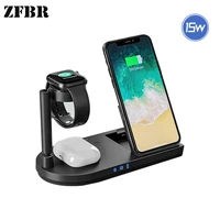 wireless charger 3 in 1 qi fast charging stand holder for iphone 13 12 11 pro iwatch airpods pro 8 samsung s21 s20 xiaomi lg
