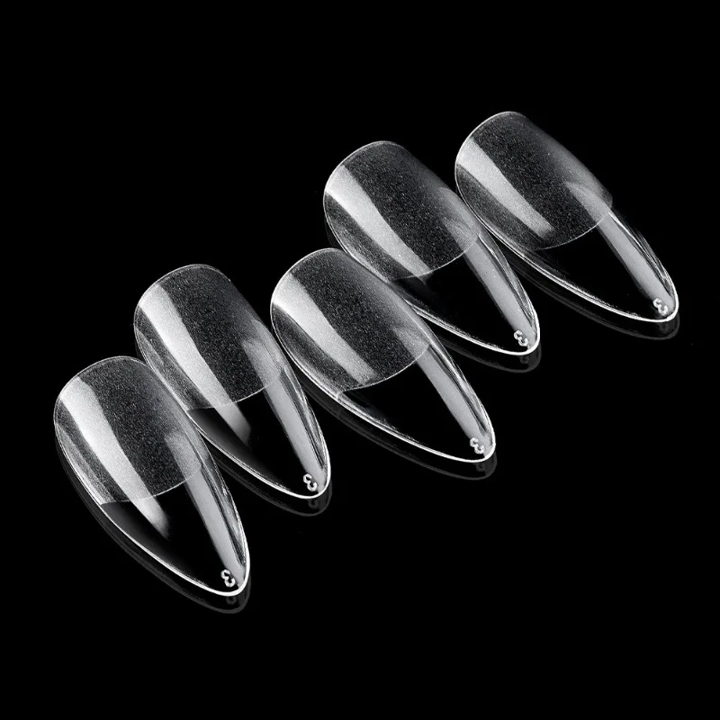 120 шт. Модернизированные очень короткие матовые типсы для ногтей предварительно