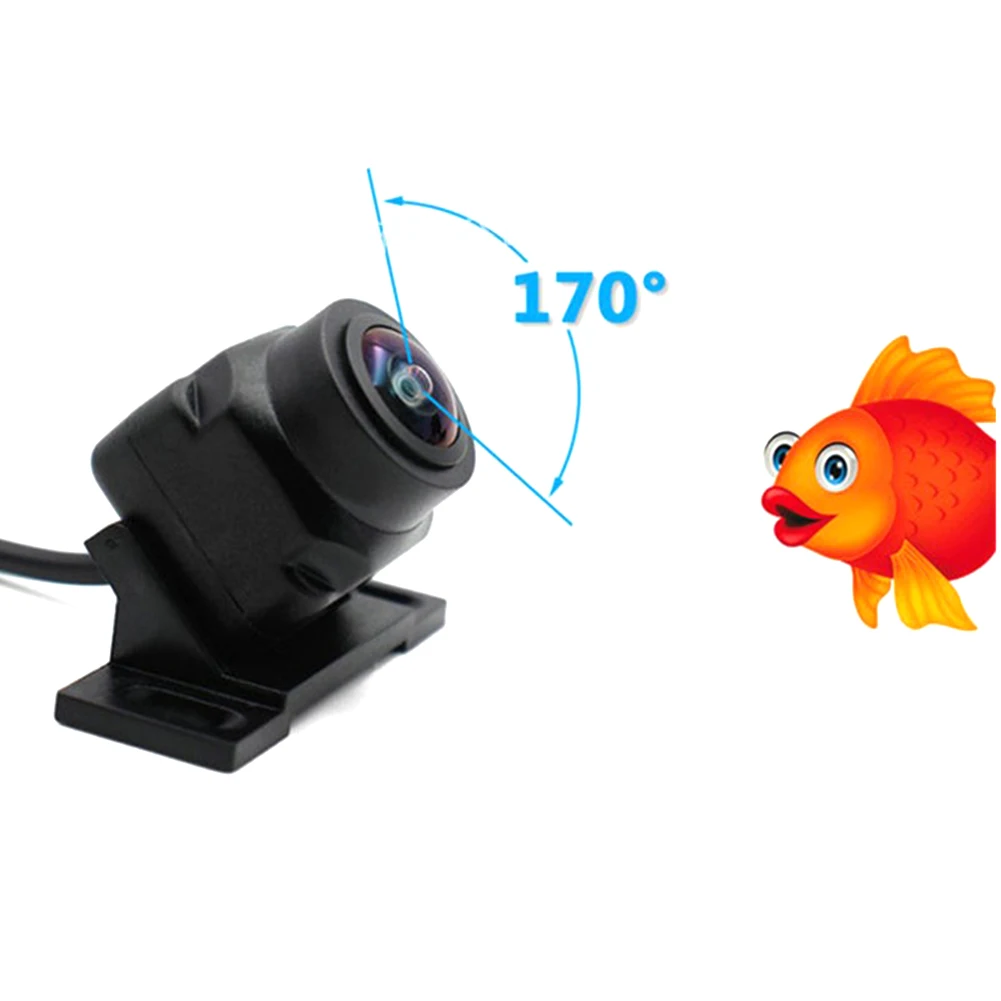 

170 Degree Fisheye Lens Car Rear Side Front Wide Angle Reversing Backup Camera Car Accessories High-quality Reversing Camera