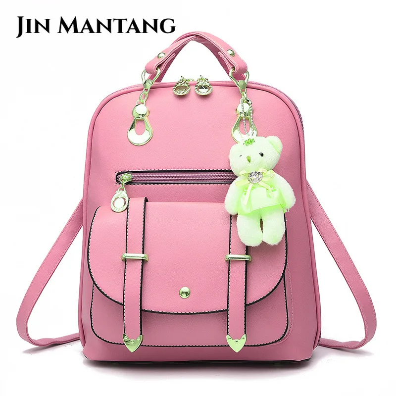 Fashion Backpack Women Pu Leather Female Backpacks Teenager Girls Female School Mochila Feminina Rucksack Mochilas Mujer 2023