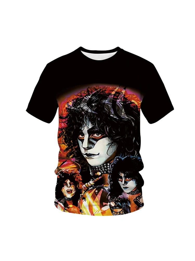 Kiss band t shirt women's Clearance
