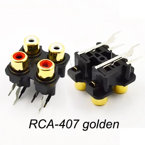 

Разъемы RCA-407 Golden 2 шт.