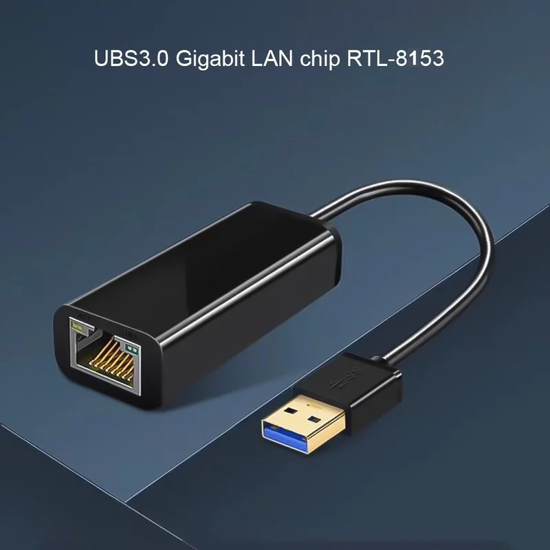 Ethernet-адаптер USB 3 0 сетевая карта к RJ45 1000 Мбит/с Lan RTL8153 для Win7/Win8/Win10 Macbook ноутбука
