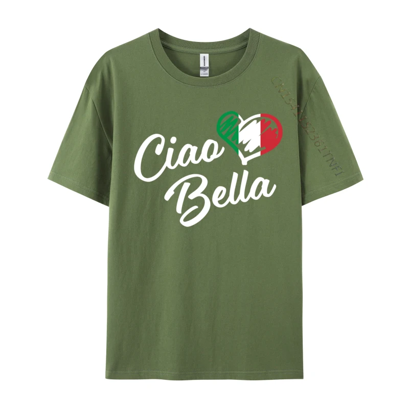 Ciao Bella итальянские приветственные красивые купоны мужская футболка с принтом