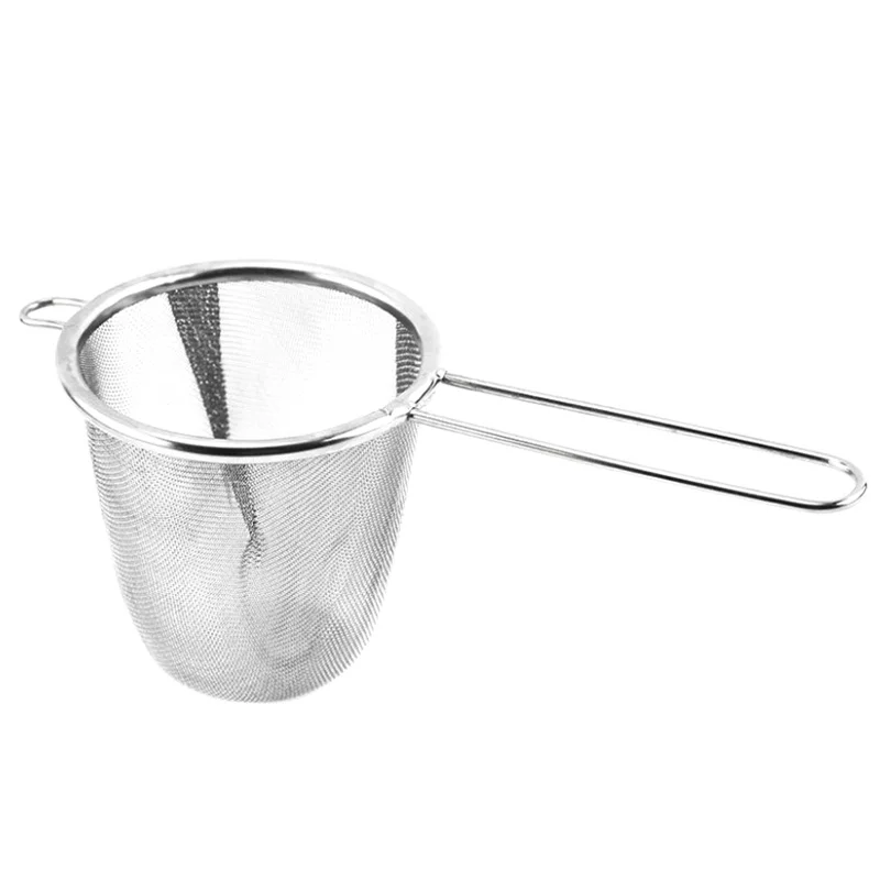 Сито для чая с ручкой многоразовое сито из мелкой сетки ручной фильтр кофейной