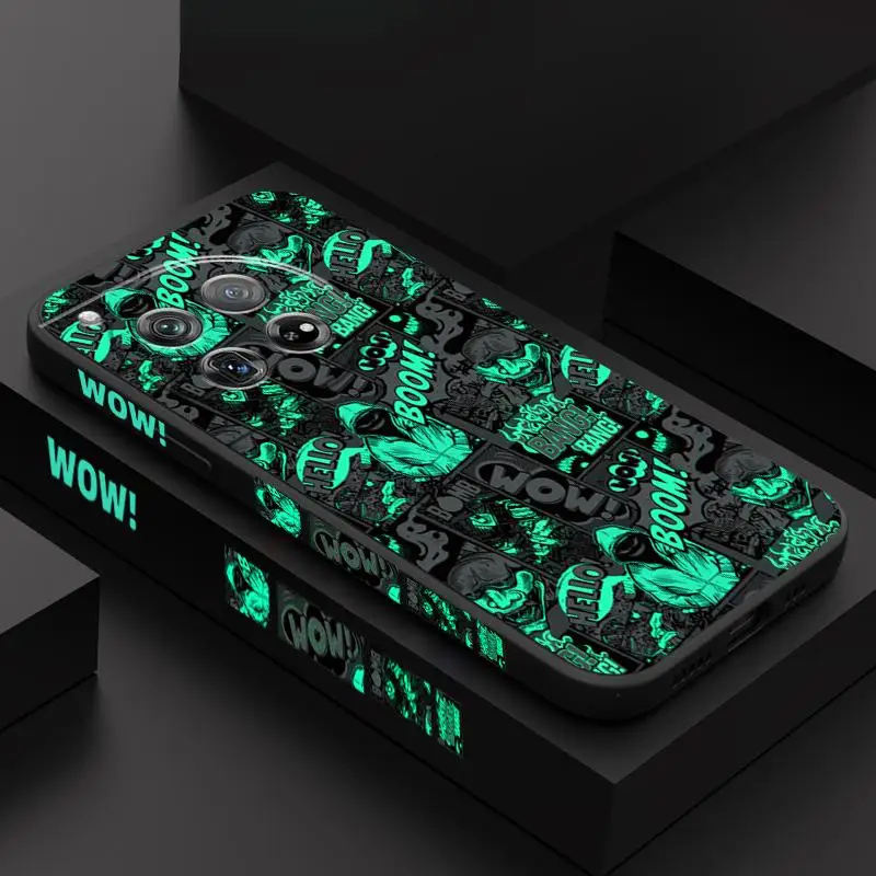 Черная задняя крышка для OnePlus 12R/12 11R/11 10Pro/10T/10R 150W/10R силиконовый чехол