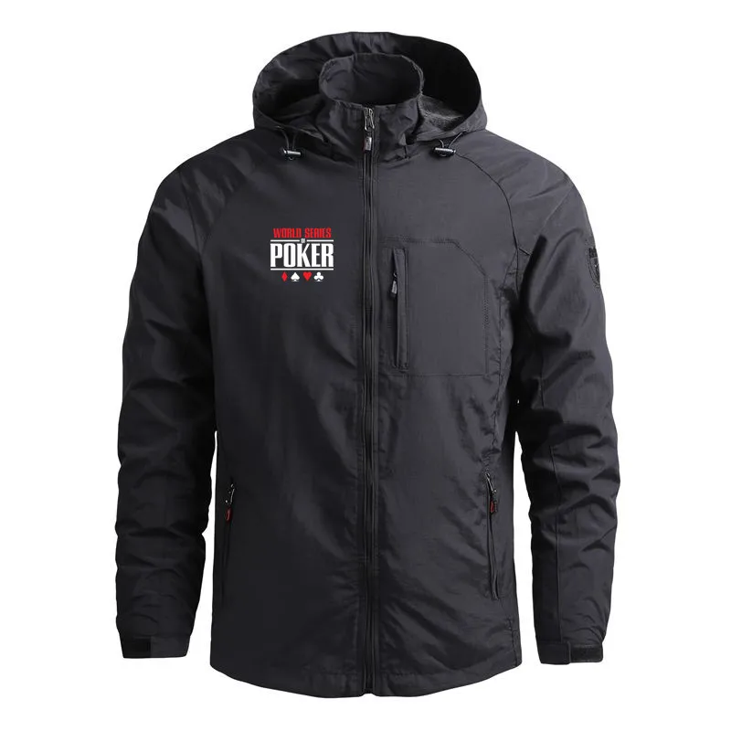 

Spring Autumn Streetwear Jackets for Men Fashion Casual Outdoor Military Hooded Zipper Man Coat Jackets High Quality Clothing