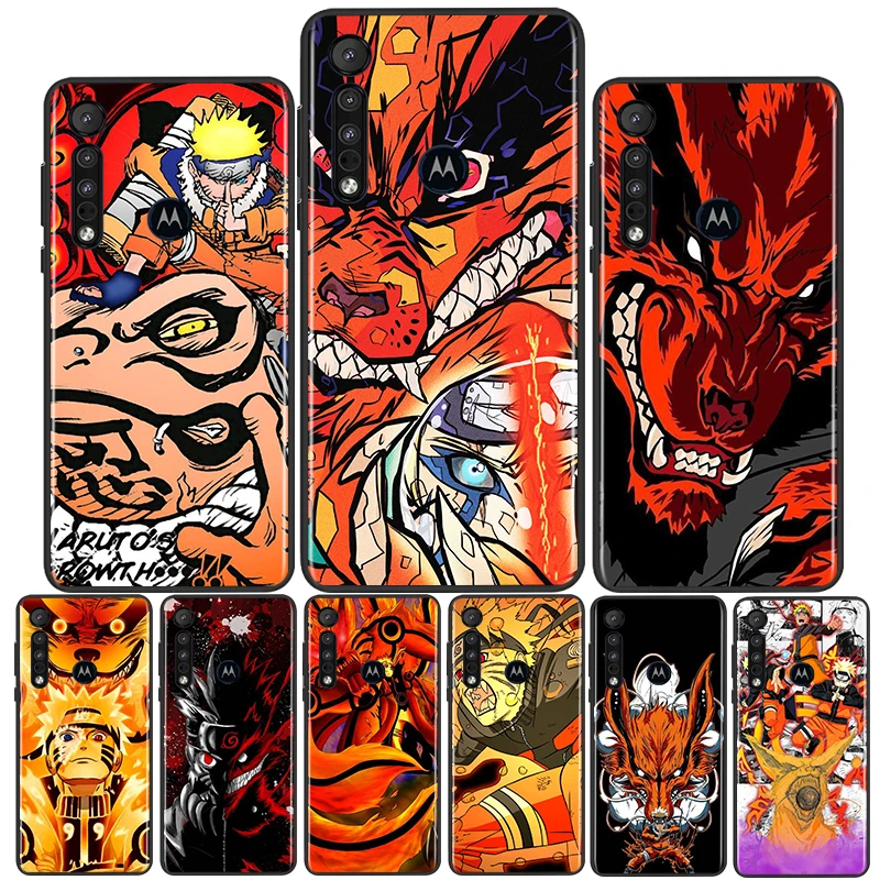 

Naruto Nine Tails Animation For Motorola Moto G60 G60S G50 G40 G9 G10 E7i E6S Power Edge 20 E20 2021 X3 S Pro Black Phone Case
