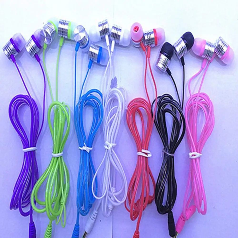 

Multicolor Universal 3.5mm Wired Earphones In-ear Stereo Earbuds Headphone Headset For iPhone Samsung Xiomi Noise reduction Hifi