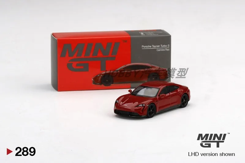 Мини-модель GT 1/64 Pors Taycan Turbo S Супер спортивный электрический автомобиль литый под