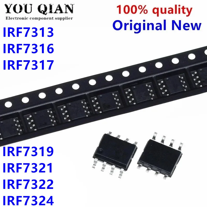 10 шт., IRF7313 F7313 IRF7313TRPBF SOP-8 IRF7316 F7316 IRF7317 F7317 IRF7319 F7319 IRF7321 F7321 IRF7322 F7322 IRF7324 F7324 SOP8