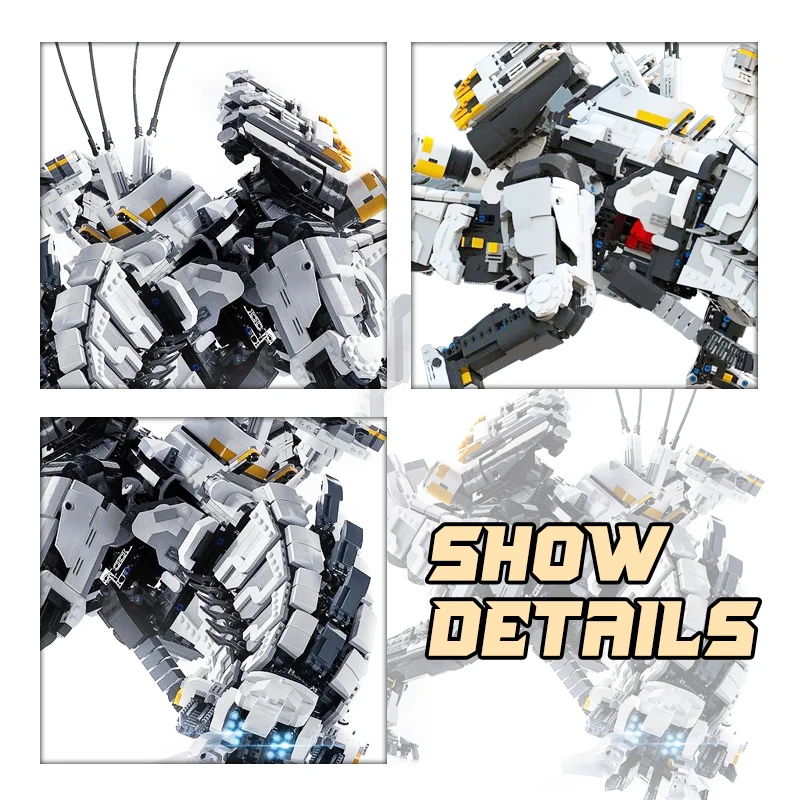 Набор строительных блоков MOC механический зуб грома супер динозавр