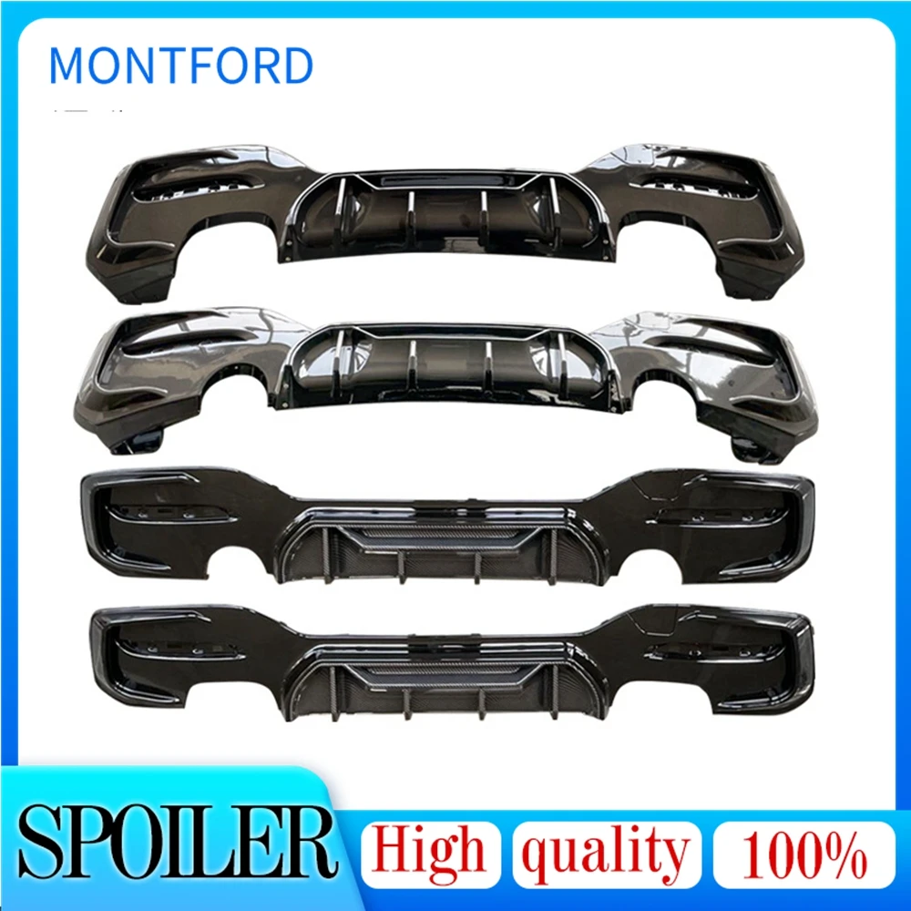 

Для BMW 1 серия M Sport F20 F21 M135i M140i 2017-2018 автомобильный черный задний диффузор бампер Защита сплиттер защитная пластина