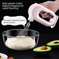 hand mixer electric lightweight and safe wireless handheld mixer egg beater quick stirring stainless steel egg whisk food mixer