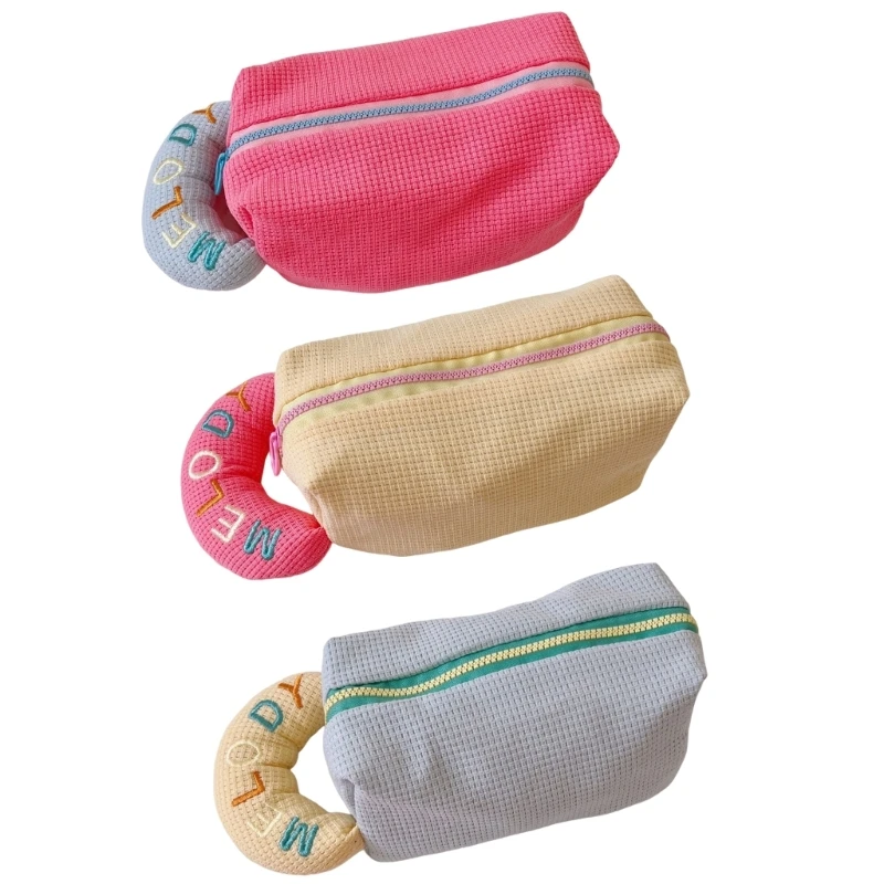 

Портативный органайзер для косметики, Сумка с мягкой ручкой, школьные принадлежности, органайзеры, ручка, дорожная косметичка