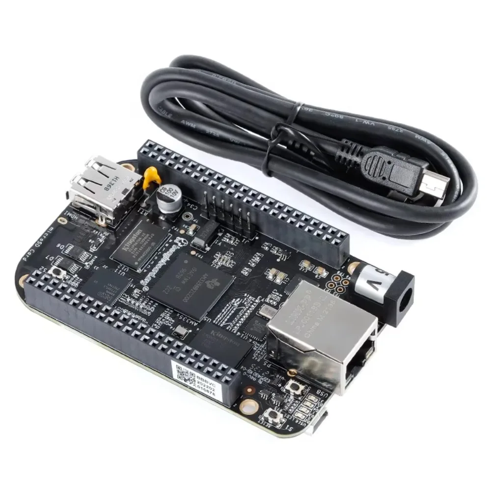 Фото Новая оригинальная плата разработки BeagleBone Black 4G, 512 МБ DDR3, 4 ГБ EMMC Flash, BB-Black Rev.C, Linux, в наличии №1
