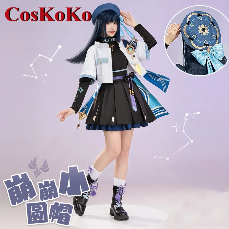 

CosKoKo Wanderer Cosplay Costume Hot Game Genshin Impact Sweet Lovely Daily Wear Uniforms Activity Party Role Play Clothing