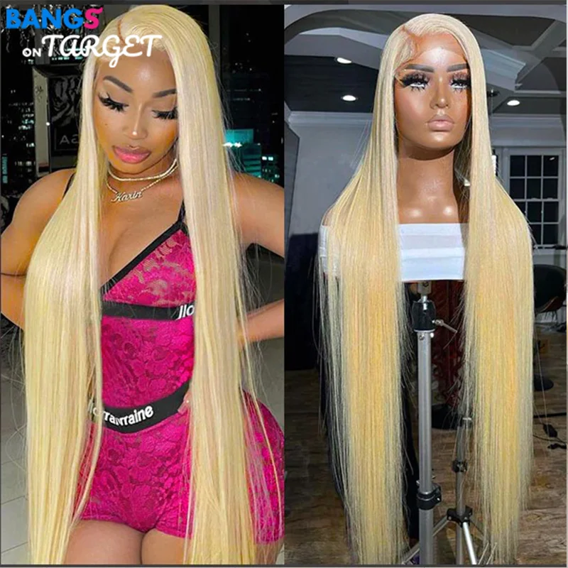 

Hd Transparent 13x6 Lace Front Honey Blonde Straight Brazilian Human Hair Wigs Pre Plucked Baby Human Hair 150% For Black Women