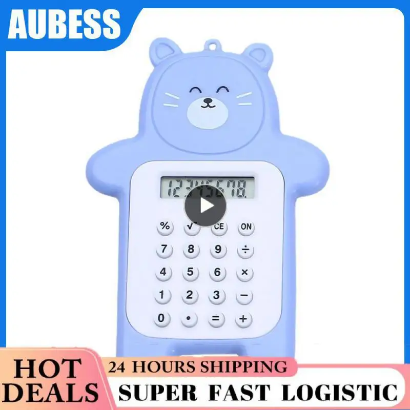 

Student Mini Calculator Cute Creative Hangable Counter Easy To Carry Portable Accounting Tool For School Students Calculator