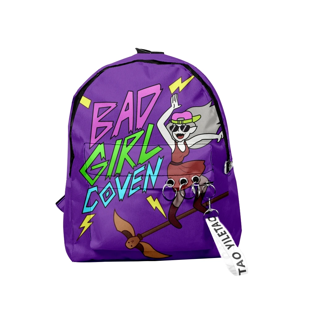 Bad Girl Coven The Owl House Backpack Unique Schoolbag 2023 Funny Travel Bag Harajuku Daypacks Unisex Rucksack Zipper Bags
