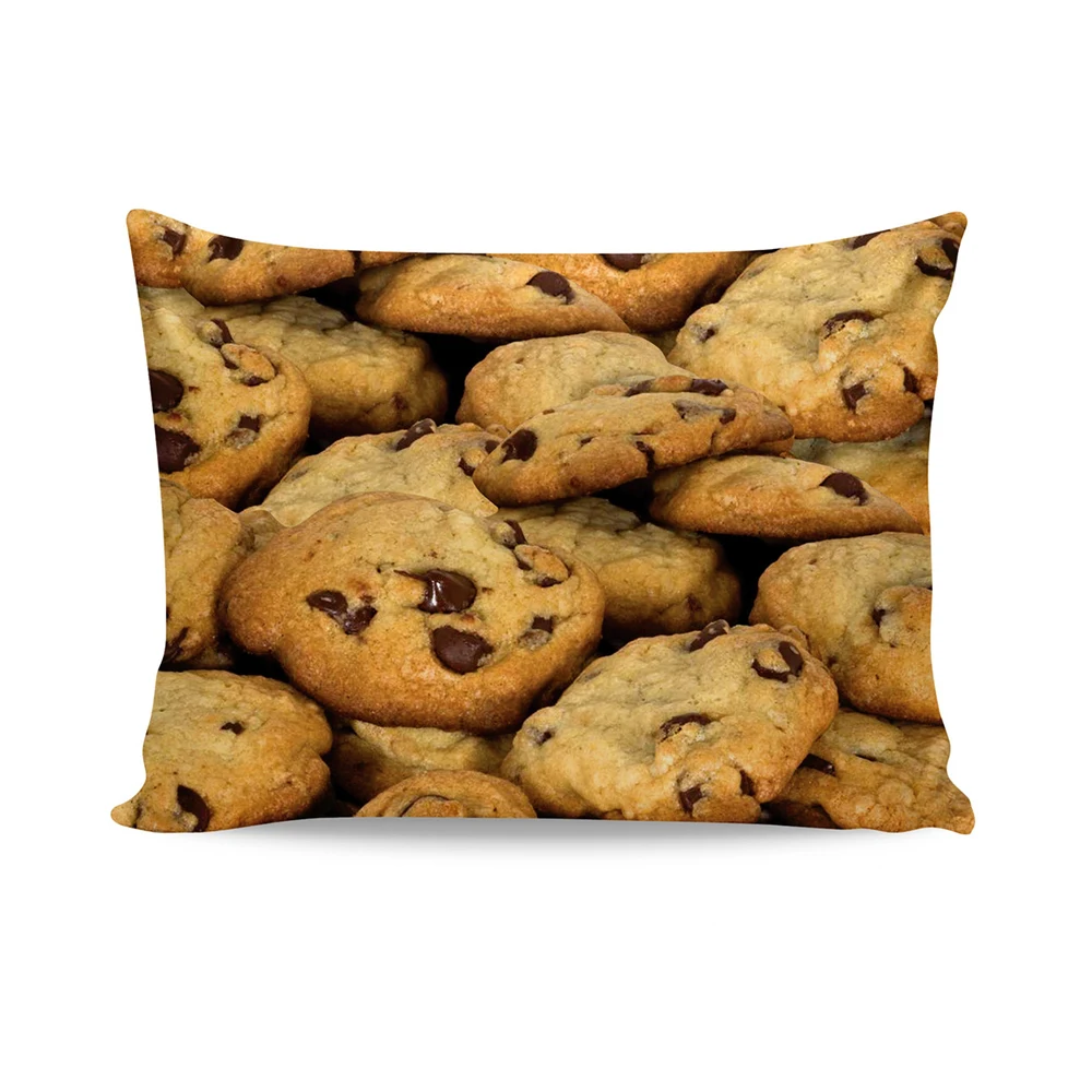 Чехол для подушки с 3d рисунком картошки фри/картошки фри полиэстеровый