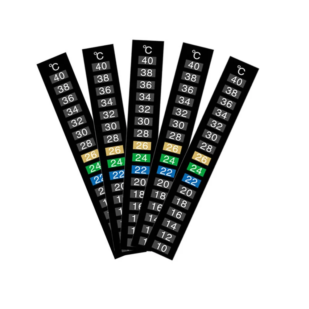 

Temperature Strips Sticker Strip Adhesive Aquarium Water Stickbrewing Aquatictank Liquid Crystal