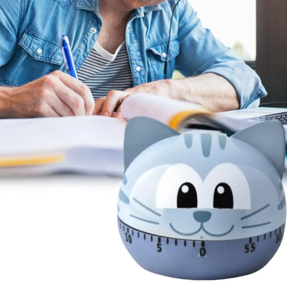 

Мини Ручной таймер мультяшный Корова Крупный рогатого скота пластиковый таймер обучение напоминание о времени многофункциональные станда...