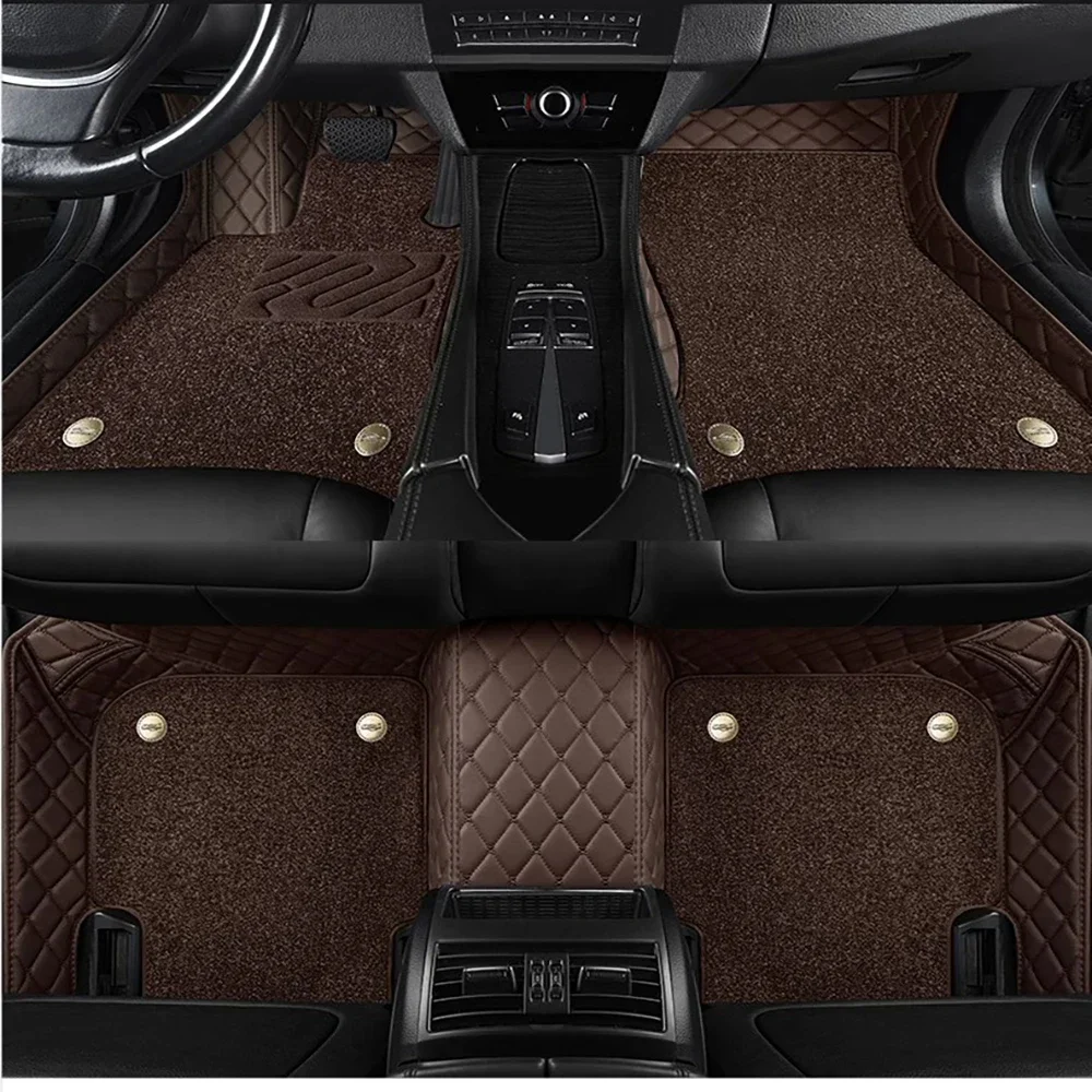 

5D автомобильные коврики для Toyota Fortuner, автомобильные ковры, двухслойные напольные вкладыши для ног, одеяло