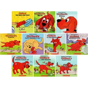 Clifford Ultimate RedBox (10Books) The Most Popular Story of the Big Red Dog enlarge