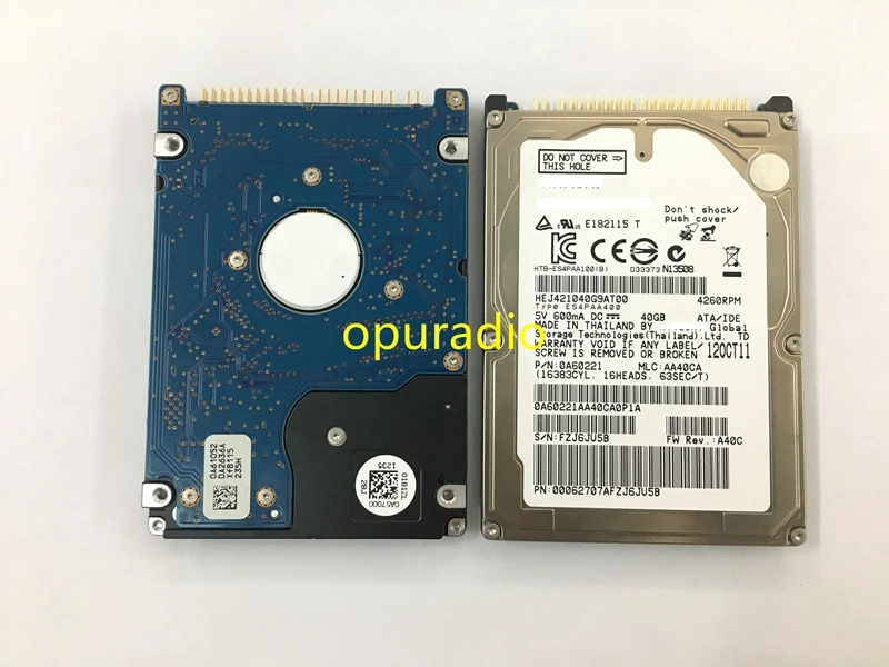 100% оригинальный новый жесткий диск HEJ421040G9AT00 40 ГБ для VW жёсткий автомобиля