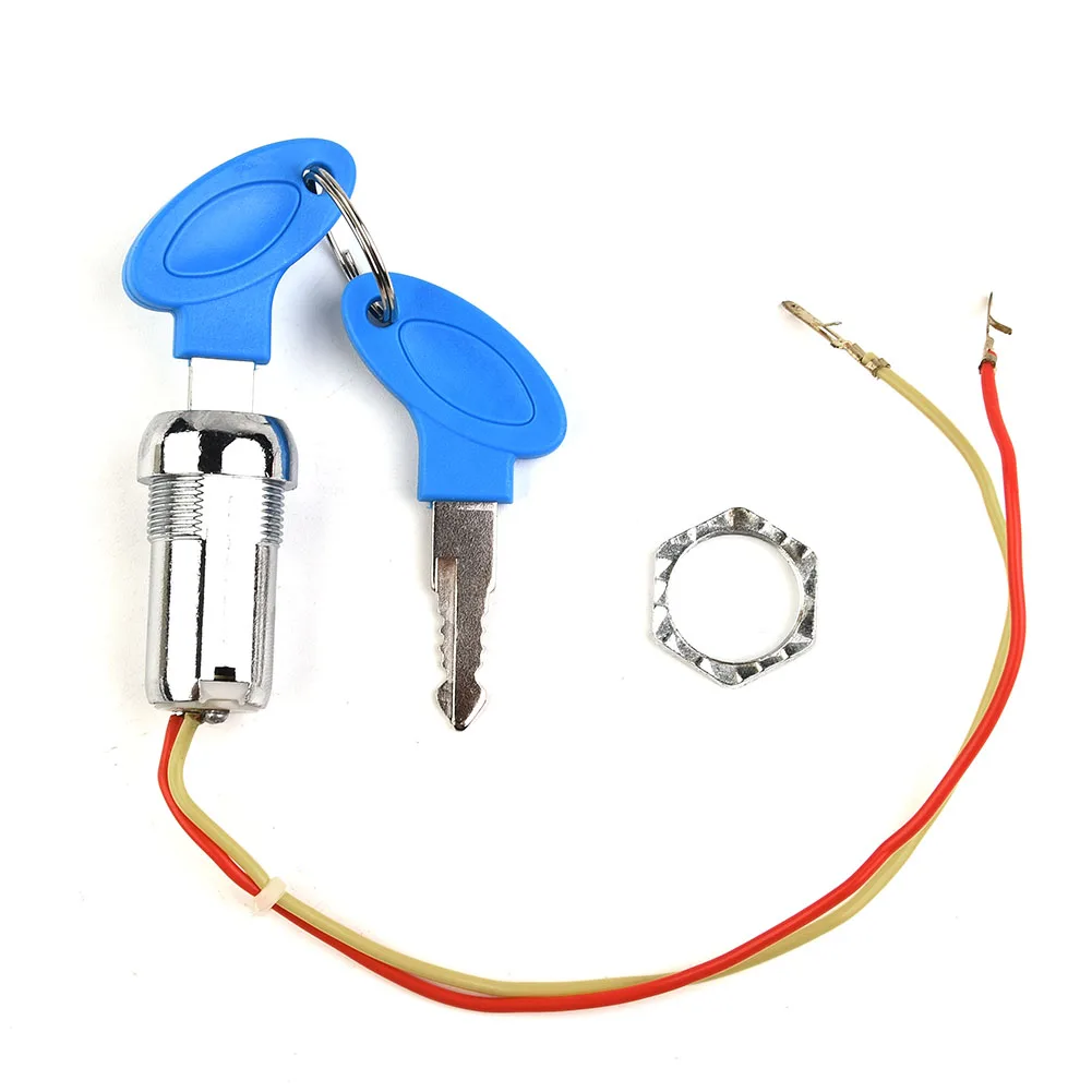 

2 Keys Ignition Switch Lock 2 Wire Bike Ignition Switch Key Plastic And Alloy Scooter Brand New Durable Hot Sale