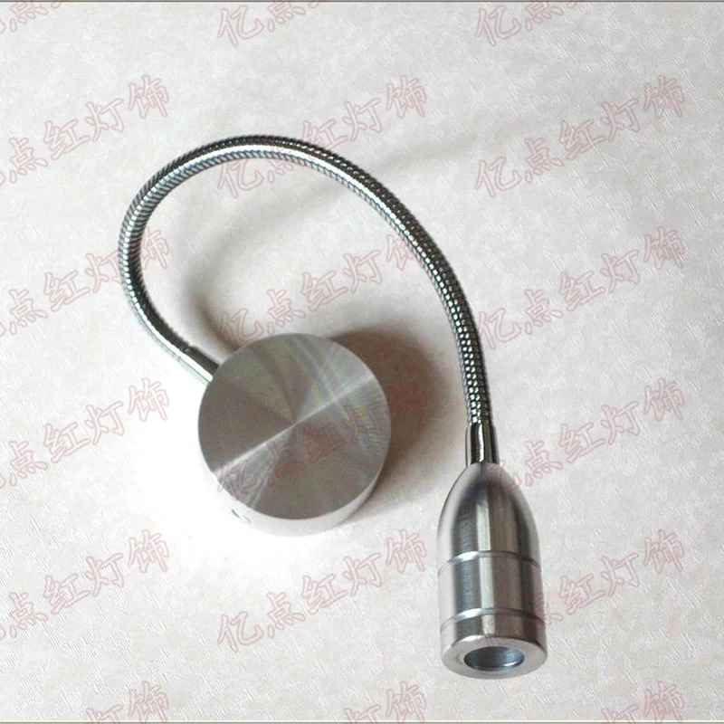 

Bedroom Bedside Silver Wall Light LED Hose Spotlight Photo Lamp Museum Gallery Universal Spotlight Mural Lamp