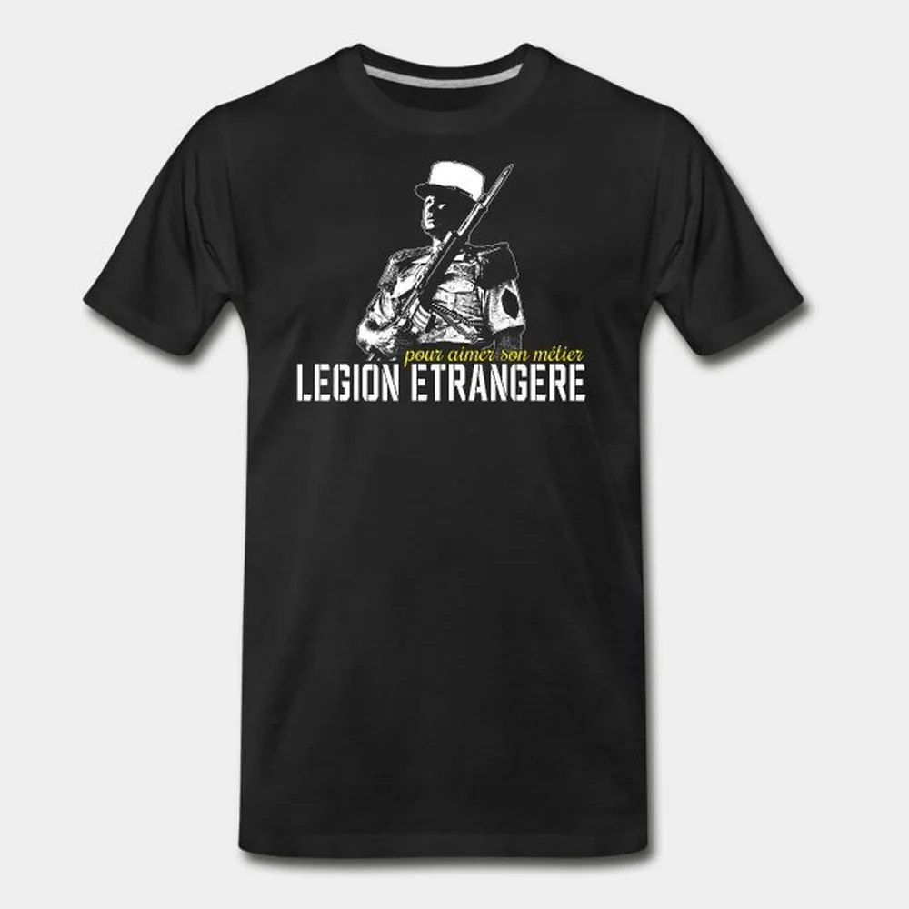 

Легионер-французский Легион Летняя мужская футболка с коротким рукавом повседневные хлопковые летние футболки