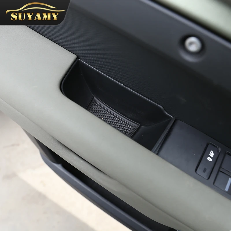 

For Land Rover Defender 110 2020-2022 Door Inner Armrest Storage Box Containers Tray Car Organizer Accessories