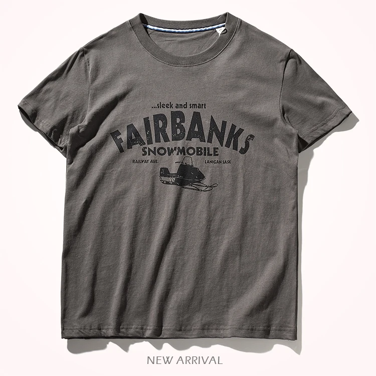 

Summer New American Retro Short Sleeve O-neck Letter Printed T-shirt Men's Fashion 100% Cotton Washed Loose Couple Casual Tops
