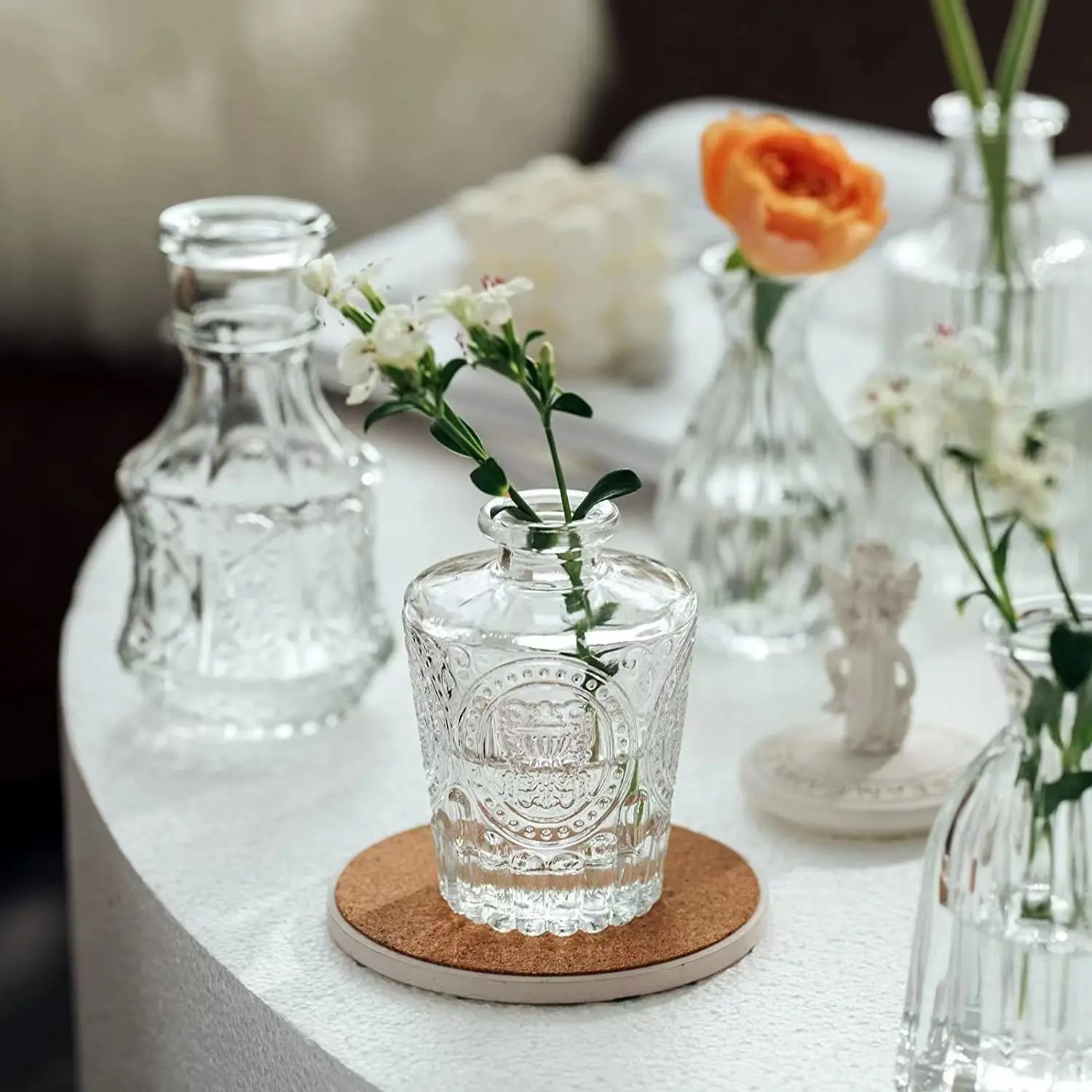 Transparent Glass Vase for Plant Nordic Simple Glass Flower Vases Creative Hydroponic Terrarium Table Decorative Flower Pot images - 6