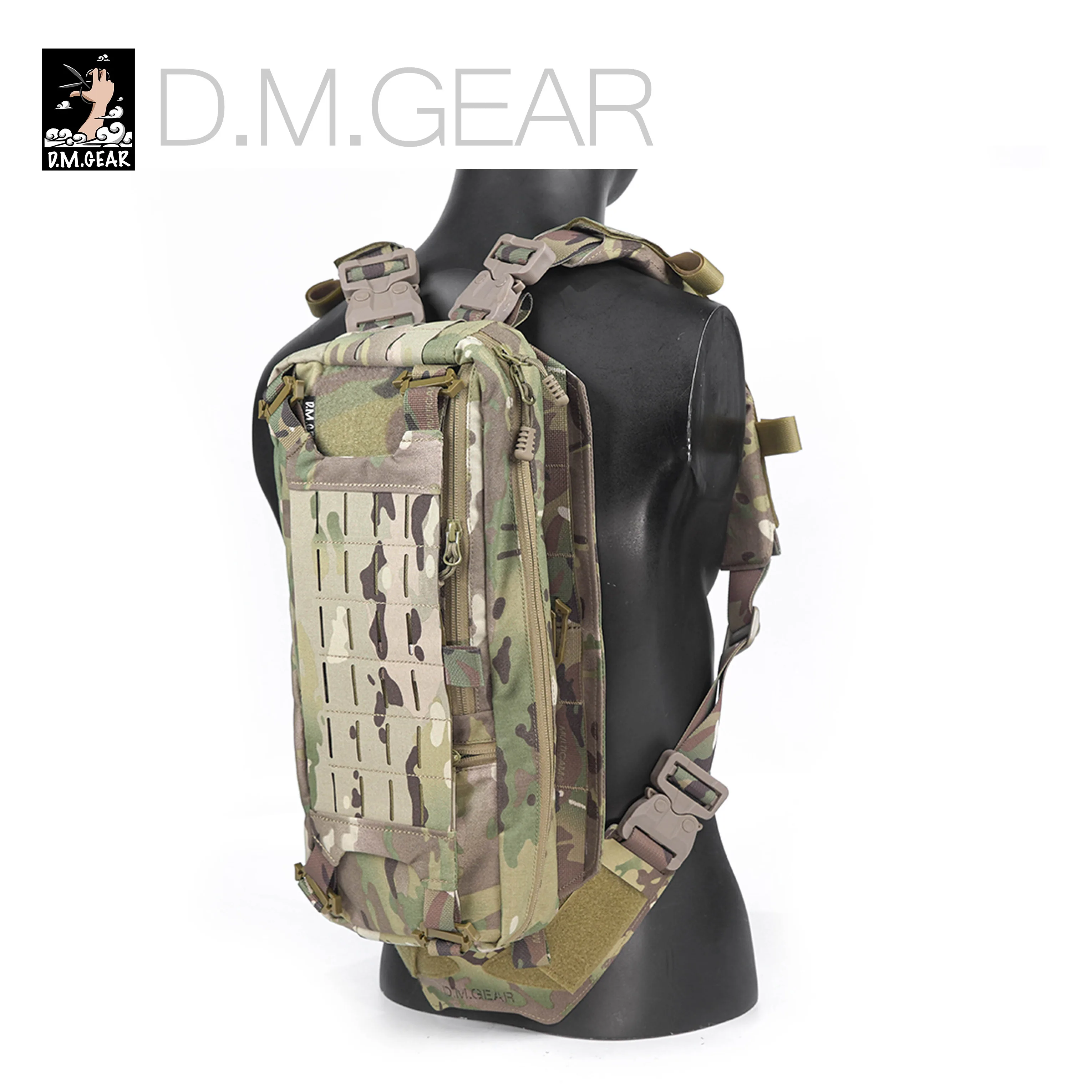 DMGear 421X Tactical Backpack Chest Bag Sports Bags Military Gear For Men Molle Hunting Shoulder Sling Accessory Strap Cross Bod