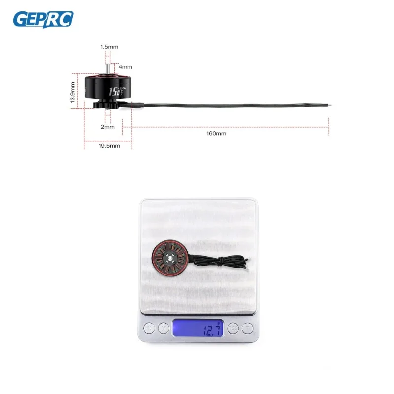 1-4 шт. GEPRC SPEEDX2 1505 4300KV двигатель 20A-30A бесщеточный 16 8 в черный с 2 5-3 5 дюймовым RC FPV
