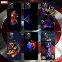 phone case for apple iphone 13 pro max 12 11 8 7 se xr xs max 5 5s 6 6s plus soft tpu case cover marvel thanos infinity gems