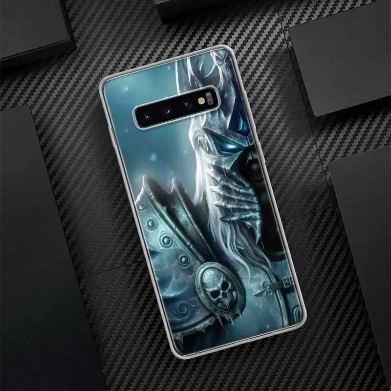 Силиконовый телефонный чехол W-World Of W-Warcraft W-Wow для Samsung Galaxy S23 S24 Ultra S21 S20 FE S22 S10 Plus S10E